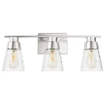3-LIGHT Vanity For Bathroom Brushed Nickel Modern Lighting Fixture. Fixed Price $39.99.