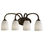 Elegant Murray Feiss Bronze 4-LIGHT Vanity Fixture Bathroom Wall Hanging Lamps. Fixed Price $164.91.