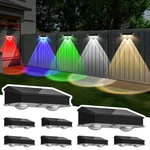 Solar Fence Lights Outdoor 8 Pack, Warm White & Cool 6 Colored+rgb Co.... Fixed Price $38.80.