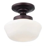 Minka Lavery 2257-576 Light 14.5"H Semi-flush Ceiling Fixture-brushed Bronze. Fixed Price $149.00.
