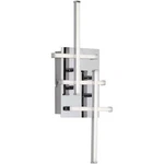Dainolite Lighting SUM-188W-PC Summit Wall Sconce Polished Chrome. Fixed Price $139.20.