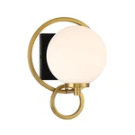 Savoy House 9-6180-1 Alhambra 11" Tall Bathroom Sconce Matte Black / Warm. Fixed Price $142.00.