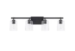 Capital Lighting 128541-449 Greyson 34"W Bathroom Vanity Black *new*. Fixed Price $118.18.