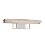Justice Lumenaria Elevate Linear Bath Wall Light, Brushed Nickel FAL-9071-NCKL. Fixed Price $344.00.