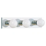 Sea Gull Center Stage Light 18 Inch Bath Vanity, Brushed Stainless, 4737-05. Fixed Price $29.97.