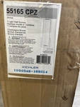 Kichler 55165PN Jemsa 14" Tall Bathroom Sconce Polished Nickel Read. Fixed Price $59.99.