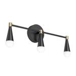 Artika Wayden 21 In. 3 Light Matte Black And Gold Modern Cct Integrated Led. Fixed Price $40.99.