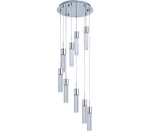 ET2 E22779-91PC, Fizz Iv Pendant, 9-LIGHT Led 67.5 Total Watts, Chrome. Fixed Price $662.22.