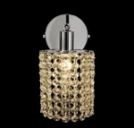 Lite Modern Crystal Wall Sconce Chrome GU10 Bedroom Bathroom Hallway Light. Fixed Price $94.00.