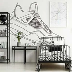 Wall Decal Sticker For The Sneakerhead. Gift Shoe Collector. #6704. Fixed Price $39.97.