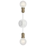 Armstrong 2-LIGHT 17" Wall Bracket In White. Fixed Price $134.99.