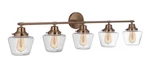 Essex 5-LIGHT Bathroom Vanity Satin Brass. Fixed Price $294.75.