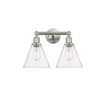 Innovations Lighting 616-2W-13-17 Berkshire Vanity Nickel. Fixed Price $272.80.