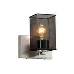 Justice Design Wire Mesh Era 1-LIGHT Sconce, Nickel MSH-8441-15-NCKL. Fixed Price $119.99.