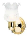 Westinghouse 1-LIGHT Polished Brass Wall Sconce. Fixed Price $26.50.