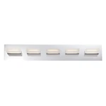 Eurofase Lighting 28022 Olson 5 30"W Led Bathroom Vanity - Chrome. Fixed Price $396.00.