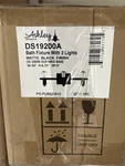 Ashley Harbour DS19200A 20IN 3-LIGHT Matte Black Bathroom Vanity. Fixed Price $40.00.