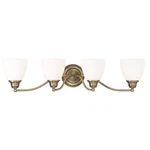 Livex Somerville Bathroom Vanity Lighting, Antique Brass 13674-01. Fixed Price $239.98.