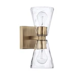 Capital Lighting Lyra 13" Sconce, Aged Brass 627522AD-456. Fixed Price $216.00.