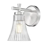 Z-lite Belle Light Wall Sconce, Brushed Nickel/clear 7519-1S-BN. Fixed Price $110.50.