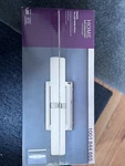 Home Decorators Rolande 16-INCH Polished Nickel Led Vanity Light Etched Glass. Fixed Price $26.00.