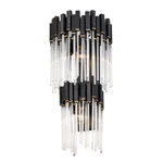Varaluz 309W02L Matrix Light 25" Tall Wall Sconce - Black. Fixed Price $599.00.