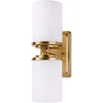 Forte Lighting 2424-02-12 Duo 5 Inch Soft Gold Wall Sconce. Fixed Price $78.20.