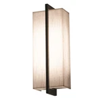 Afx Lighting Apex Led Wall Sconce, Espresso/linen White APS051314LAJUDES-LW. Fixed Price $280.00.