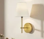 MERRA1 -light Brushed Gold Plug-in/hardwired Swing Arm Wall Lamp. Fixed Price $37.99.