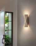 Lvlvlech 15.75IN Natural Marble Sconce Nordic Style Stone Wall, Vanity L.... Fixed Price $222.77.