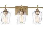 Savoy House Lighting 8-4030-3-322 Octave Bathroom Vanity Warm Brass. Fixed Price $139.95.
