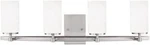 Sea Gull Visalia Four Light 28 Inch Vanity, Brushed Nickel, 4825904-962. Fixed Price $71.97.