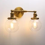 Phansthy Vintage Double Sconces Bathroom Wall Lighting With 5.9 Antique. Fixed Price $65.77.