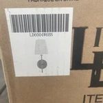 Elegant Lighting Mel 15" Wall Sconce Linen Shade LD6004W6BN Burnished Nickel. Fixed Price $20.00.