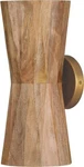 Capital Lighting 651021LW Nadeau 6.5 Inch Wood And Patinaed Brass. Fixed Price $108.23.