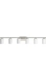 Progress Lighting Replay 48 In. 6-LIGHT Brushed Nickel Vanity. Fixed Price $81.39.