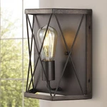 Jonathan JYL1309A Liam 8.25" Wood/oil Rubbed Bronze Rustic Led Sconce. Fixed Price $39.99.