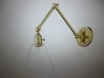 Z-lite Gayson 7.75 In. 1-LIGHT Modern Gold Wall Sconce With Clear Shade. Fixed Price $75.95.