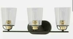 New!! Progress Lighting Inspiration Collection 3-LIGHT Antique Bronze Bath. Fixed Price $79.00.