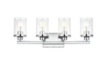 Elegant Lighting LD7316W25 Thane 4 25"W Vanity - Chrome. Fixed Price $198.00.
