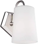 Feiss Pentagram Wall Sconce Lighting, 1, Satin Polished Nickel VS20401SN/PN. Fixed Price $19.99.