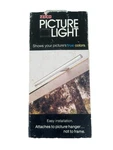 12" Picture Light Nickle Finish Wall Zelco Model 10008 New 1987. Fixed Price $66.00.