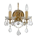 Crystorama Filmore Light Clear Crystal Gold Sconce 4452-GA-CL-MWP. Fixed Price $228.00.