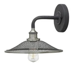 Hinkley Rigby One Light Wall Sconce, Aged Zinc. Fixed Price $324.14.