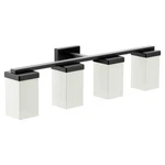 Moen YB8864BL Matte Black Four Globe Bath Light. Fixed Price $376.72.