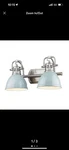 Golden Lighting Duncan Bath Vanity, Pewter/seafoam 3602-BA2PW-SF. Fixed Price $110.00.