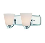Dolan Designs Southport Bathroom Vanity Light, 3402-09 Satin Nickel. Fixed Price $63.49.