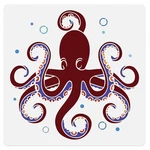 Octopus Sea Wall Stencil Template 11.8 X Inch Reusable Plastic Ocean The.... Fixed Price $13.51.