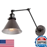 Lnc Home Swing Arm Wall Lamp Adjustable Hardwired Or Plug-in Sconces. Fixed Price $85.87.
