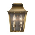 Acclaim Lighting Coventry 11" Pocket Wall Sconce, Aged Brass - 8423AB. Fixed Price $310.00.